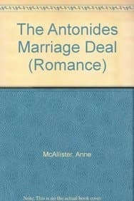 Cover of Antonides Marriage Deal