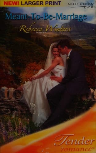 Cover of Meant-to-Be Marriage (Large Print)