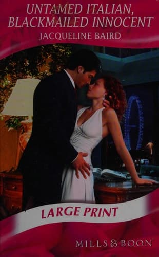 Cover of Untamed Italian, blackmailed innocent
