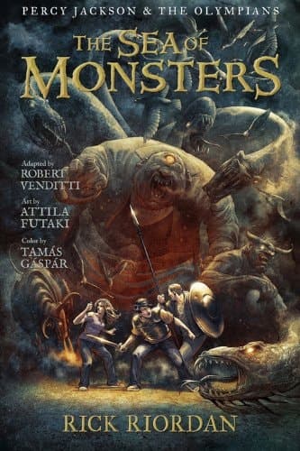 Cover of The Sea of Monsters: The Graphic Novel (Percy Jackson and the Olympians, Book 2)