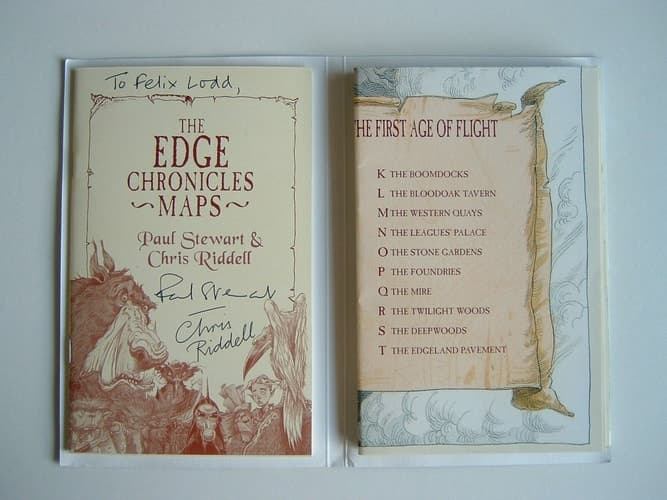 Cover of The Edge Chronicles Maps (SIGNED)