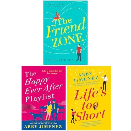 Cover of The Friend Zone Series Collection 3 Books Set By Abby Jimenez (The Friend Zone, The Happy Ever After Playlist & Life's Too Short)