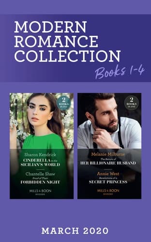 Cover of Modern Romance March 2020 Books 1-4