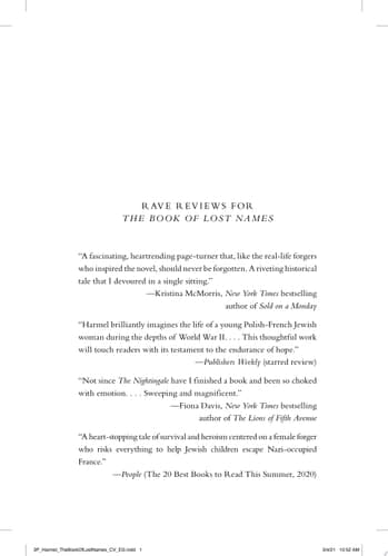 Cover of The Book of Lost Names