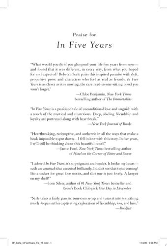 Cover of In Five Years: a novel