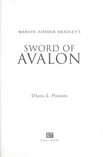 Cover of Marion Zimmer Bradley's Sword of Avalon
