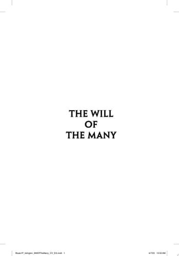 Cover of The Will of the Many: Deluxe Edition Hardcover
