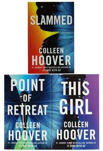 Cover of Colleen Hoover Slammed Series 3 Books Collection Set (Slammed, Point of Retreat & This Girl)