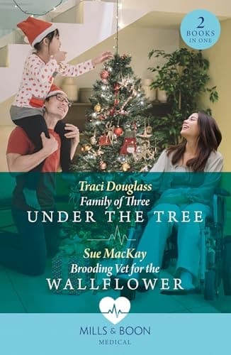 Cover of Family of Three under the Tree / Brooding Vet for the Wallflower
