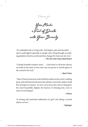 Cover of You Made a Fool of Death with Your Beauty A Novel