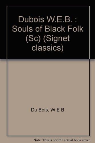 Cover of Souls of Black Folk