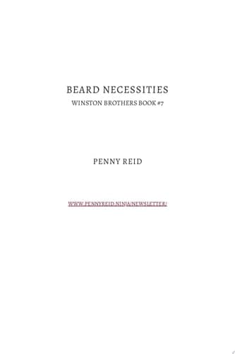 Cover of Beard Necessities A Small Town Romantic Comedy