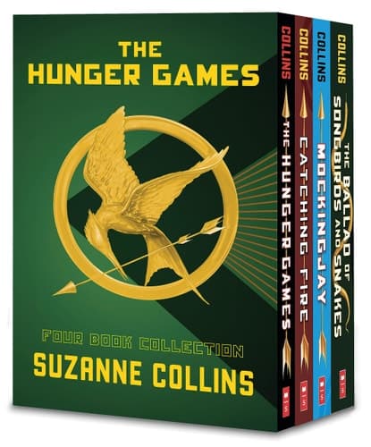 Cover of Hunger Games 4-Book Paperback Box Set (the Hunger Games, Catching Fire, Mockingjay, the Ballad of Songbirds and Snakes)