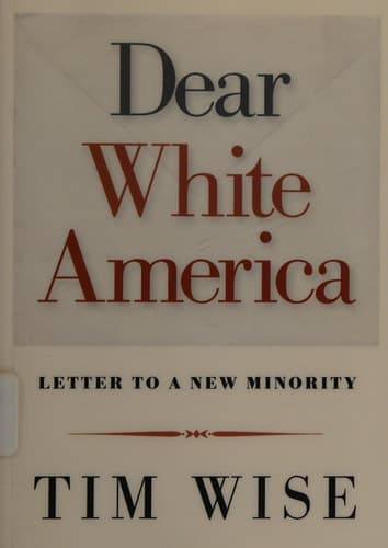 Cover of Dear White America