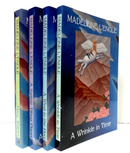 Cover of The Time Quartet Box Set (A Wrinkle in Time, A Wind in the Door, A Swiftly Tilting Planet, Many Waters)