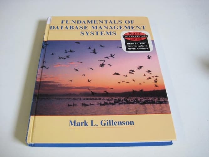 Cover of Fundamentals of Database Management Systems