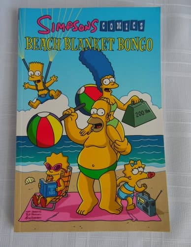 Cover of Simpsons comics.