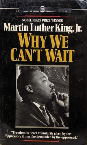 Cover of Why We Can't Wait