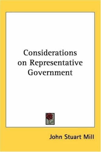 Cover of Considerations On Representative Government