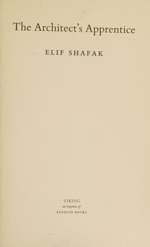 Cover of Architect's Apprentice