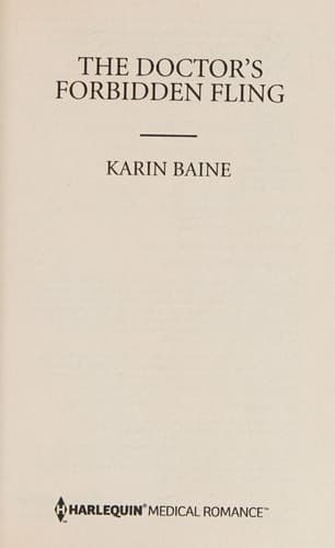 Cover of The Doctor's Forbidden Fling