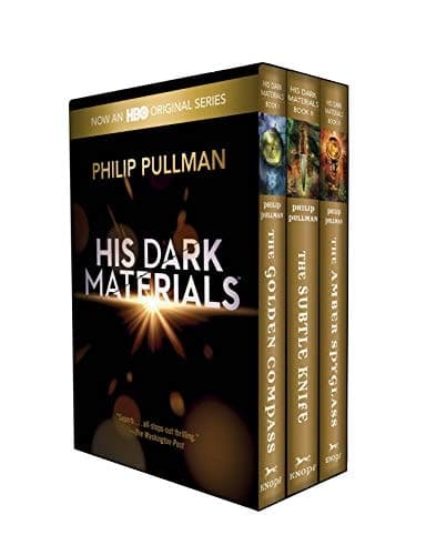 Cover of His Dark Materials Trade Paper Boxed Set (Golden Compass, Subtle Knife, Amber Spyglass)