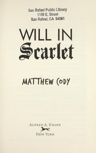 Cover of Will in scarlet