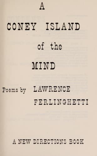 Cover of A Coney Island of the mind