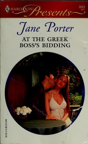 Cover of At the Greek Boss's Bidding