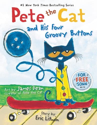 Cover of Pete the cat and his four groovy buttons