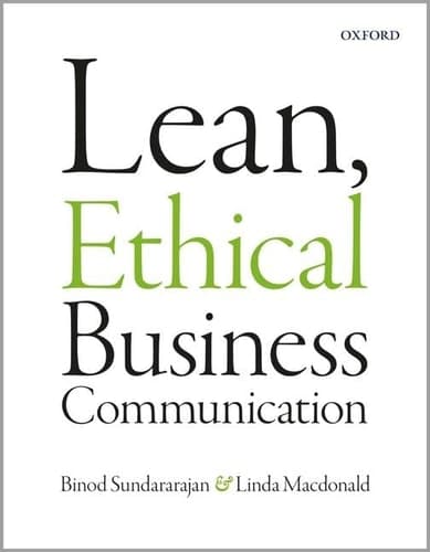Cover of Lean, Ethical Business Communication