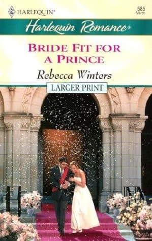 Cover of Bride Fit for a Prince  (High Society Brides / Twin Brides)