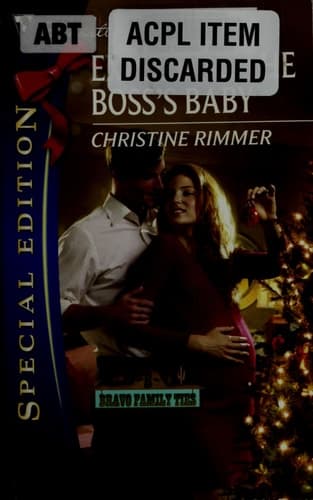 Cover of Expecting the boss's baby