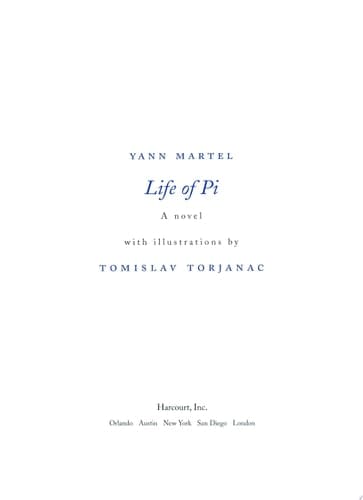 Cover of Life of Pi - CANCELED