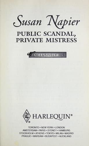 Cover of Public scandal, private mistress