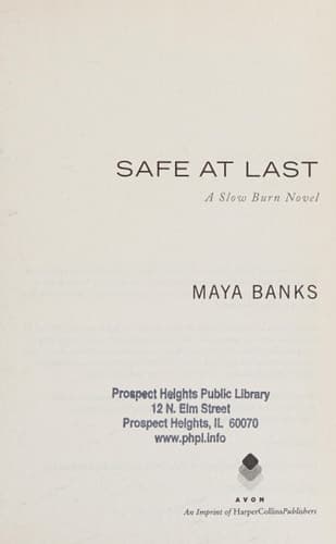 Cover of Safe at Last
