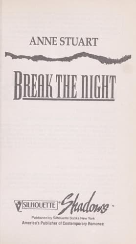 Cover of Break The Night