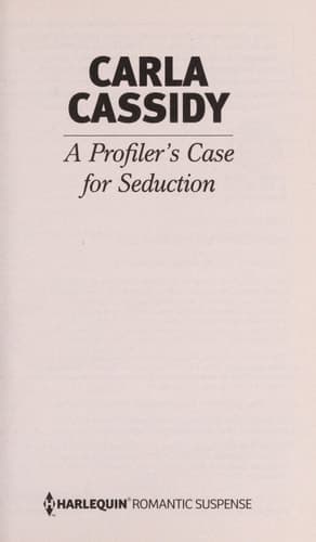 Cover of A profiler's case for seduction