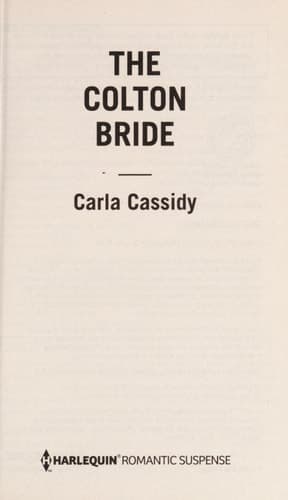 Cover of The Colton bride
