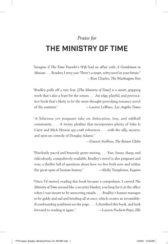 Cover of The Ministry of Time A Novel