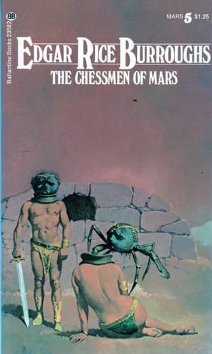 Cover of The Chessmen Of Mars (Ballantine 23582, Mars #5)