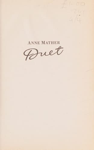 Cover of Duet