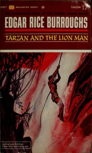 Cover of Tarzan and the Lion Man (Tarzan Series #17)