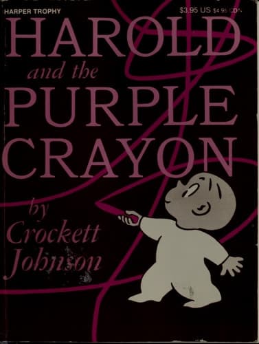 Cover of Harold and the Purple Crayon 50th Anniversary Edition (Purple Crayon Books)