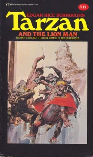 Cover of Tarzan and the Lion Man (Tarzan Series #17)