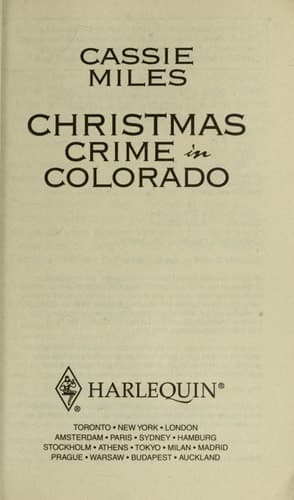 Cover of Christmas crime in Colorado