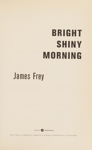 Cover of Bright Shiny Morning Intl