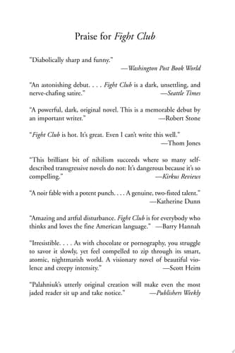 Cover of Fight Club