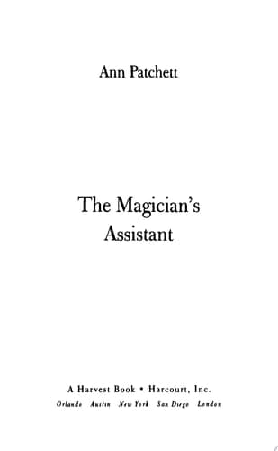 Cover of The Magician's Assistant