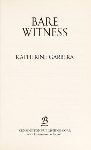 Cover of Bare witness